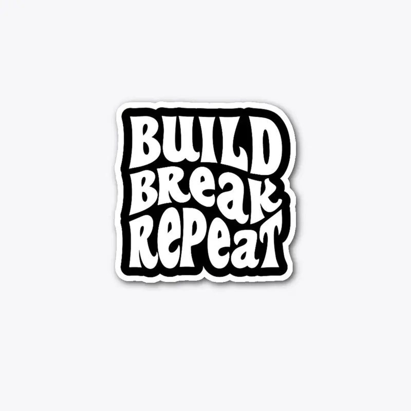 BBR Groovy Die Cut Sticker